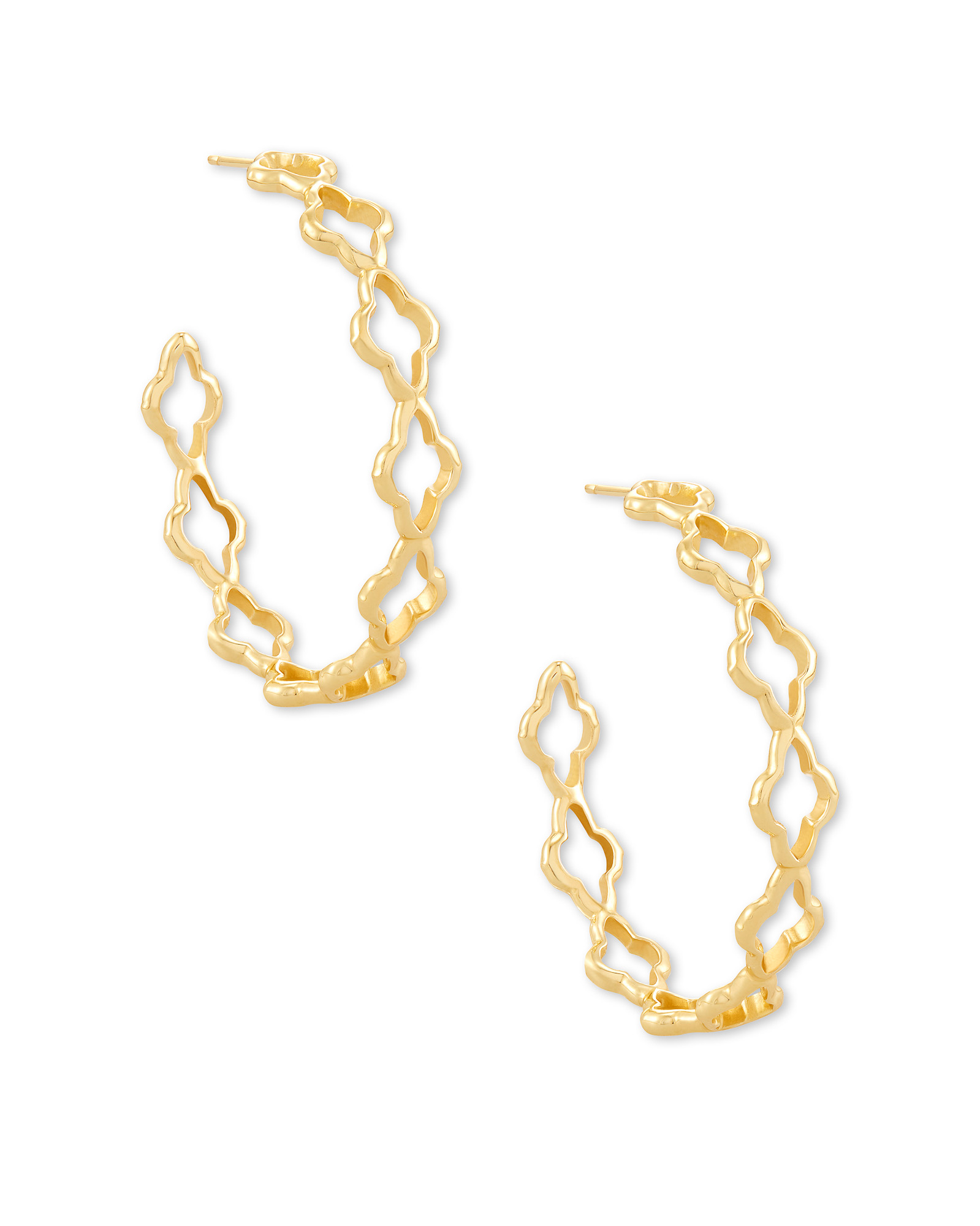 Abbie Hoop Earrings in Gold | Kendra Scott